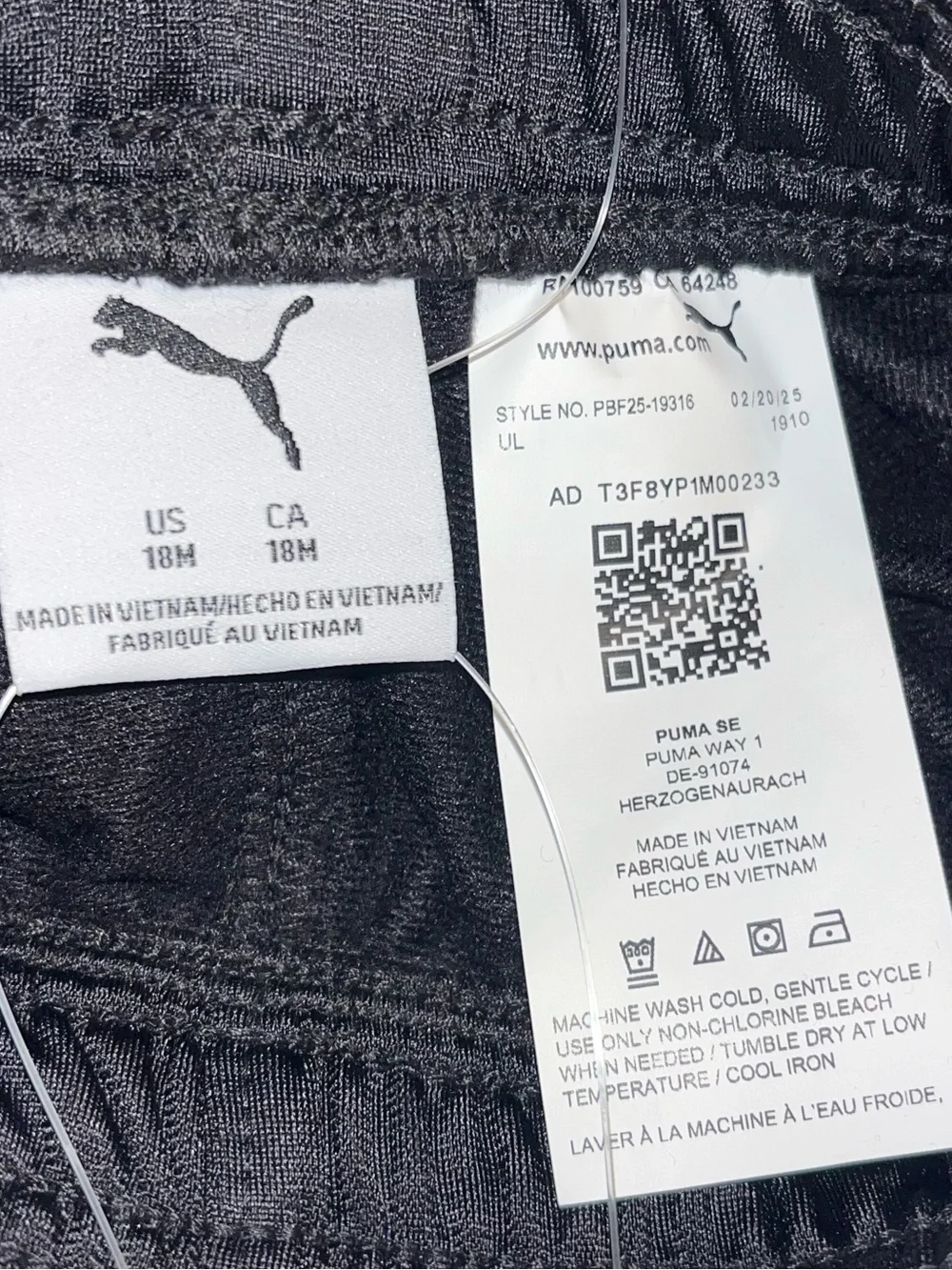 🌟NWT🌟 PUMA | 2pc Toddler Jacket & Jogger Set - Ice Coffee - Size 18 Months 💜 - Picture 10 of 10